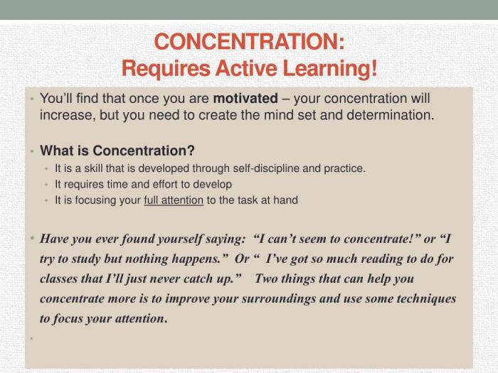 The most foundational skill: Concentration and Focus — Matthew Barram