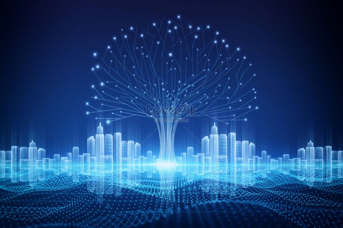 Digital Signal Technology City Download Free | Banner Background Image ...