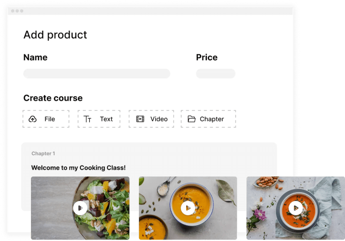 Create and sell online courses